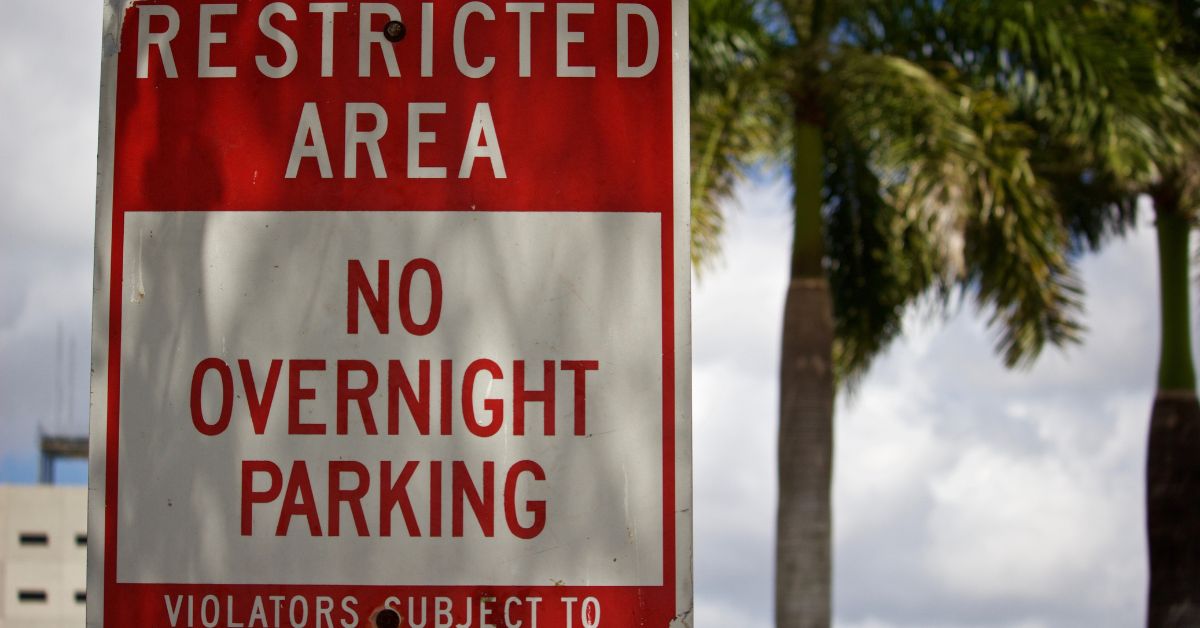 Restrictions on Overnight Parking Restrictions on Overnight Parking