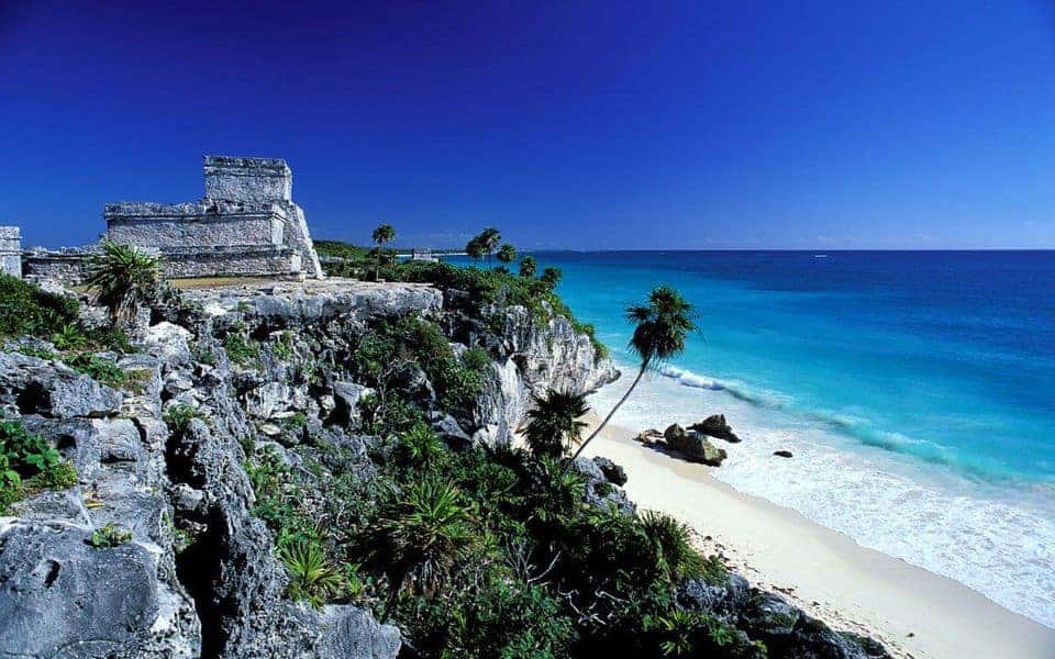 Beach in Tulum Mexico