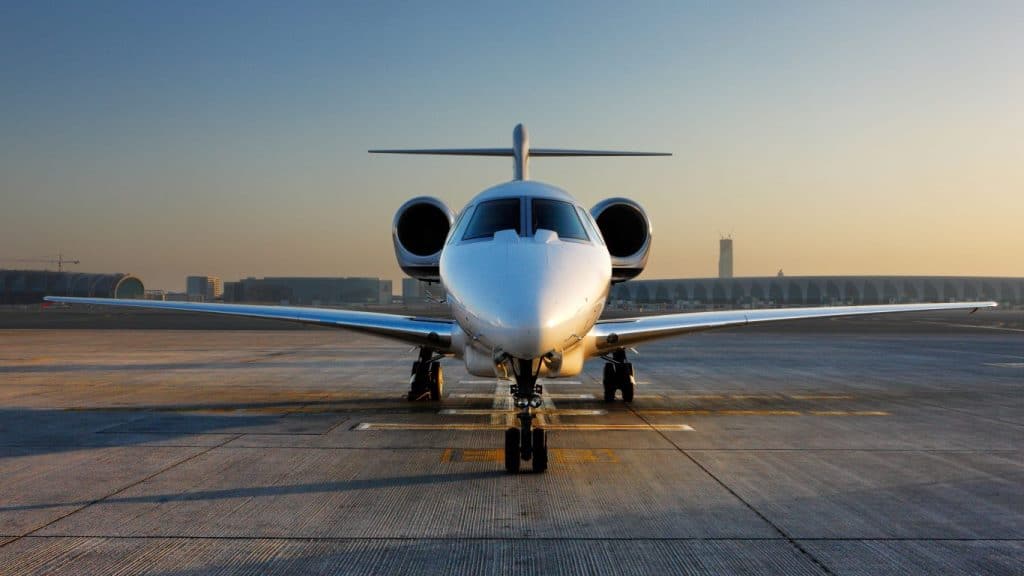 Flying via a Private Aircraft 1