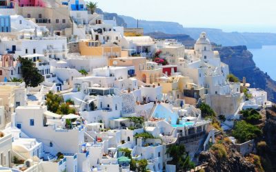 Take in the Spectacular Views of Santorini with a Helicopter Flight from Athens