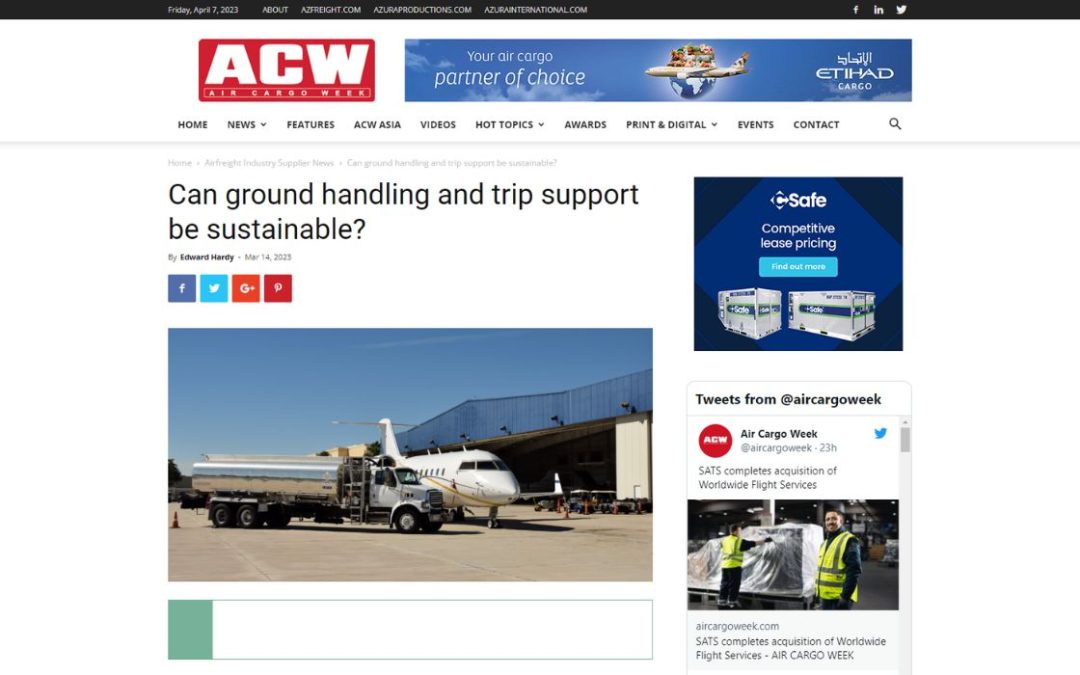 Can ground handling and trip support be sustainable?
