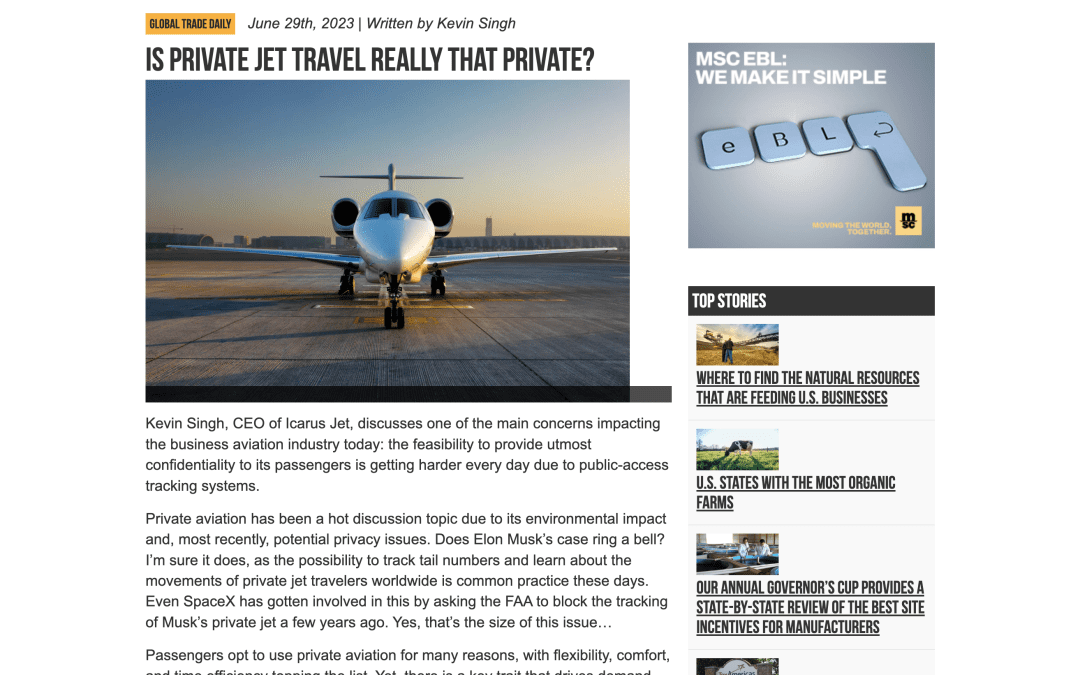 Is Private Jet travel really that Private?
