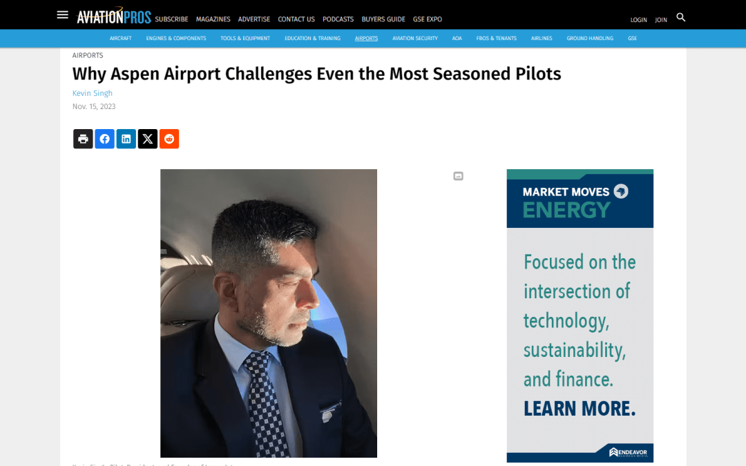 Why Aspen Airport Challenges Even the Most Seasoned Pilots