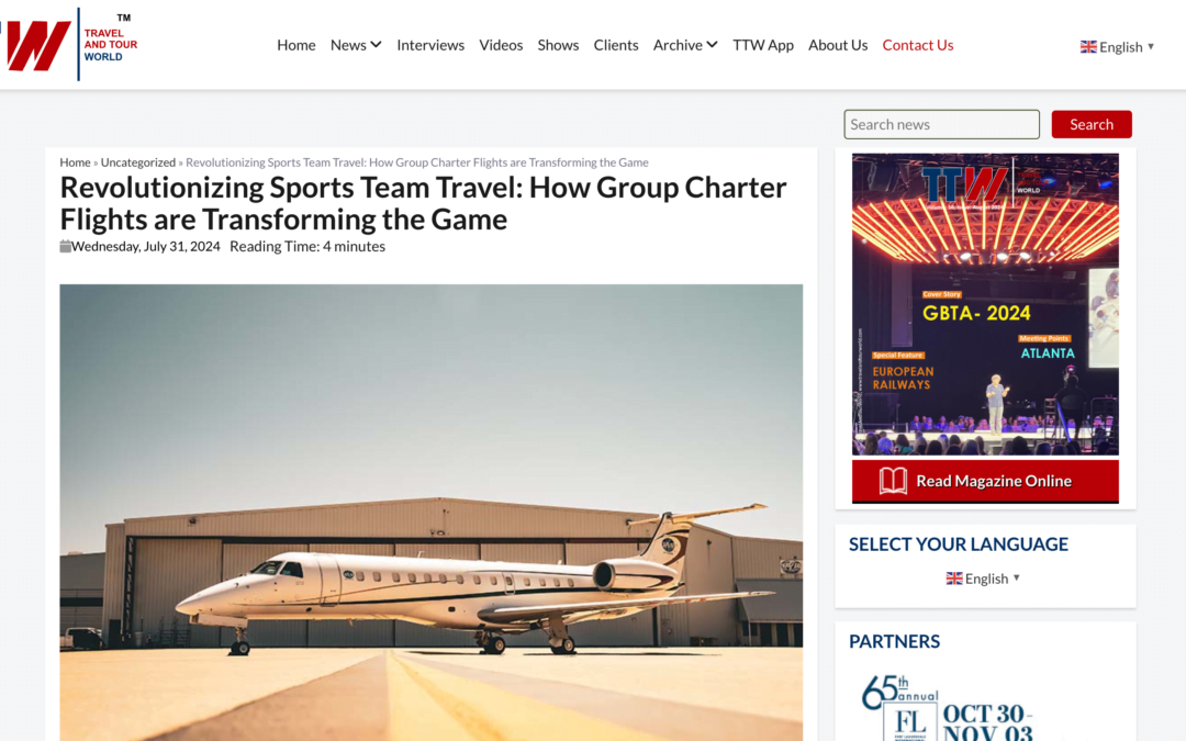 Revolutionizing Sports Team Travel: How Group Charter Flights are Transforming the Game