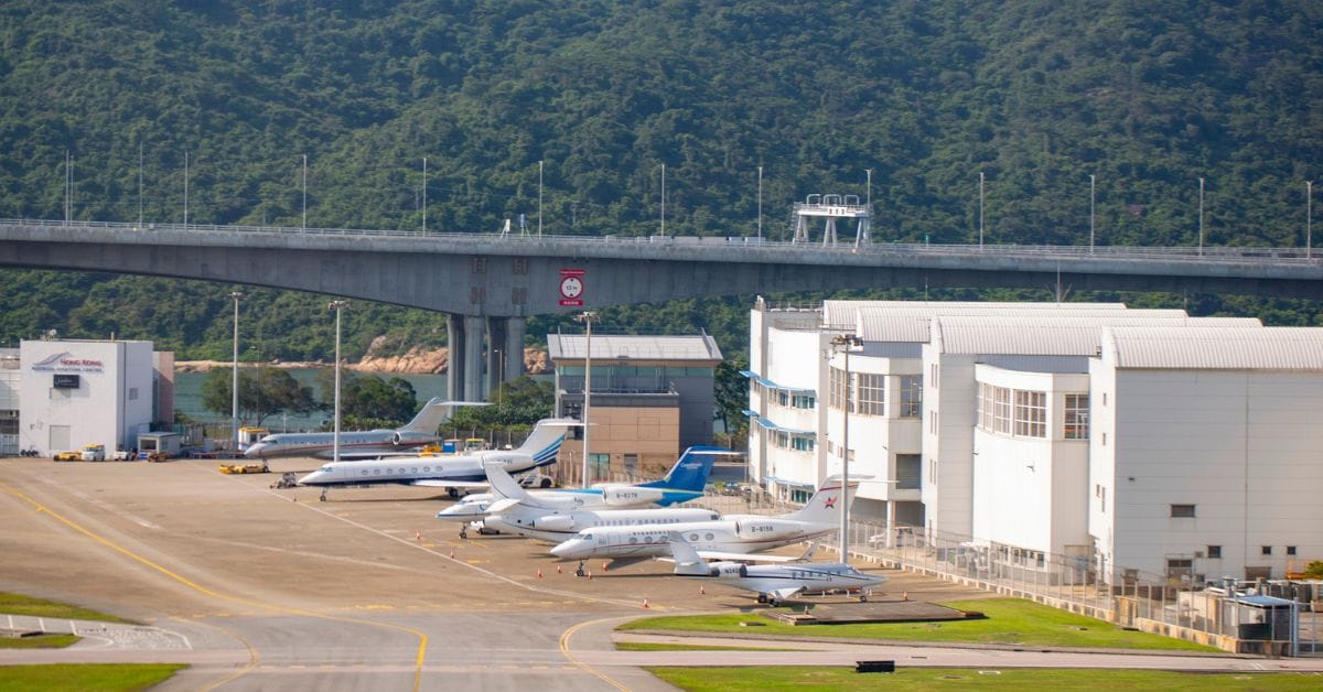 Private jet operations and parking in China