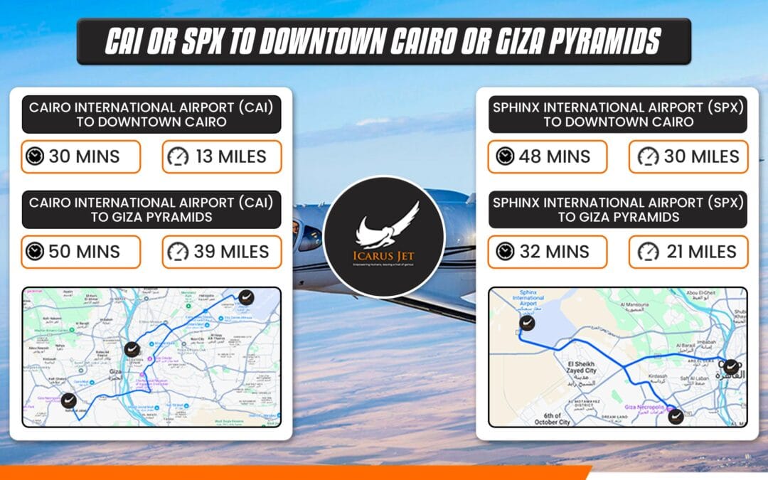 A tale of two airports in Cairo: Which is the best option for private jet operations?