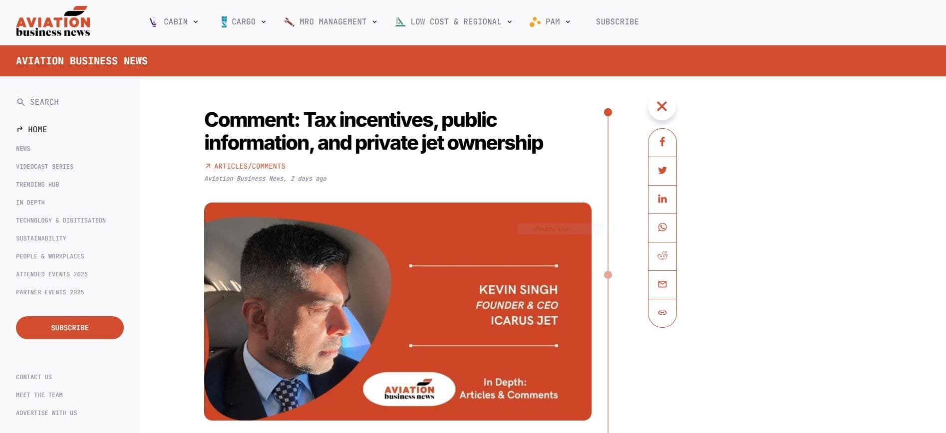 Comment: Tax incentives, public information, and private jet ownership