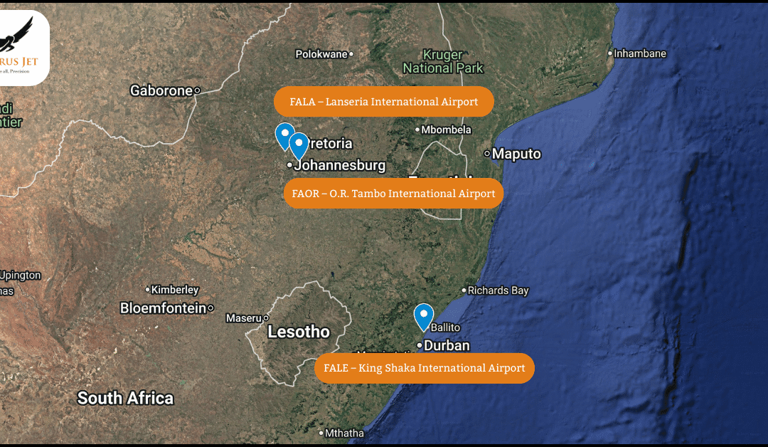 Flying a Private Jet in South Africa: A Guide for U.S. Crews