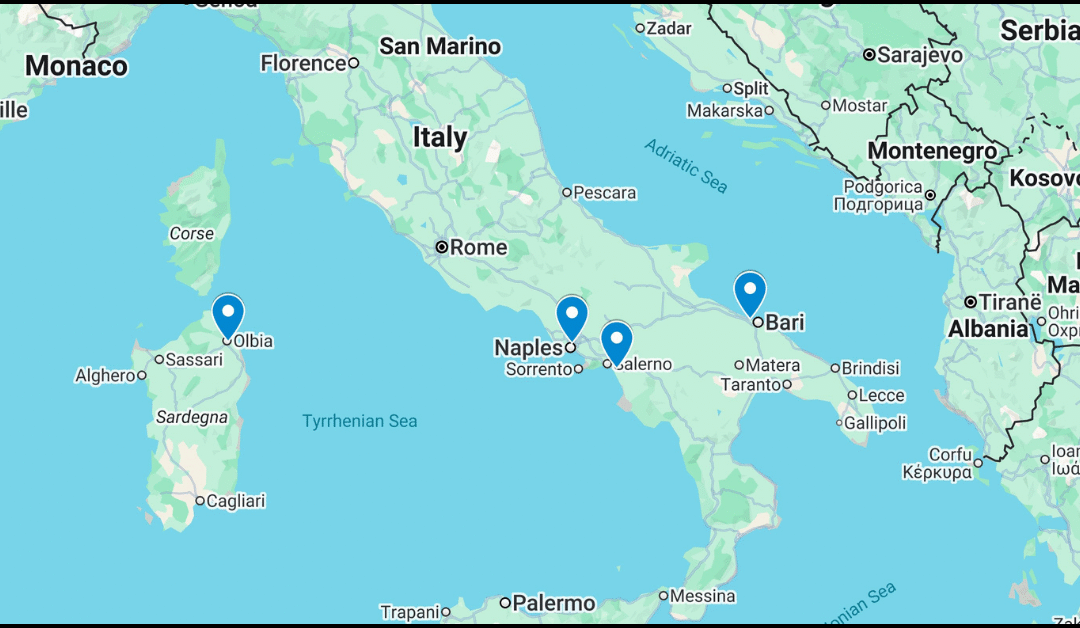 Private jet parking alternatives for crews in Naples, Italy