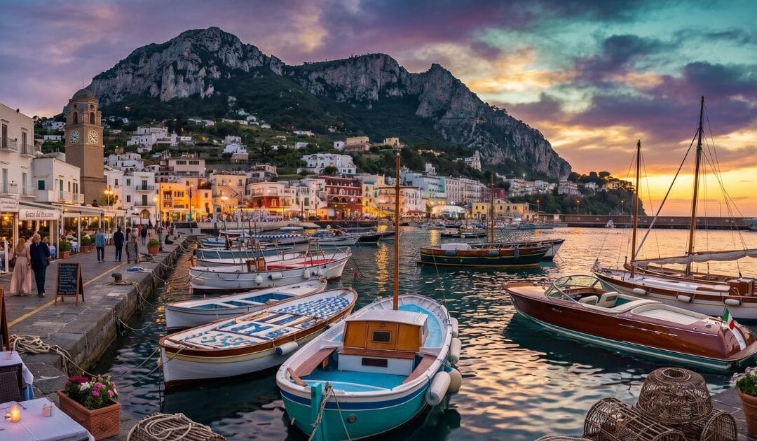 Why is it difficult to charter a helicopter to Capri?