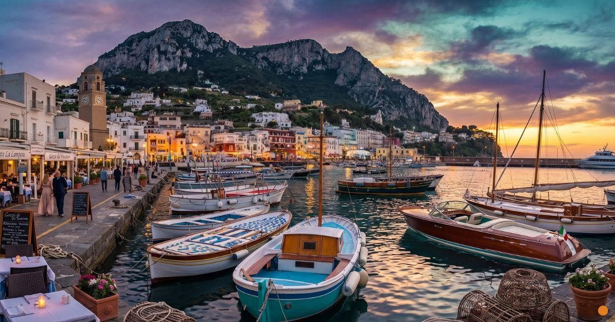 Why is it difficult to charter a helicopter to Capri?