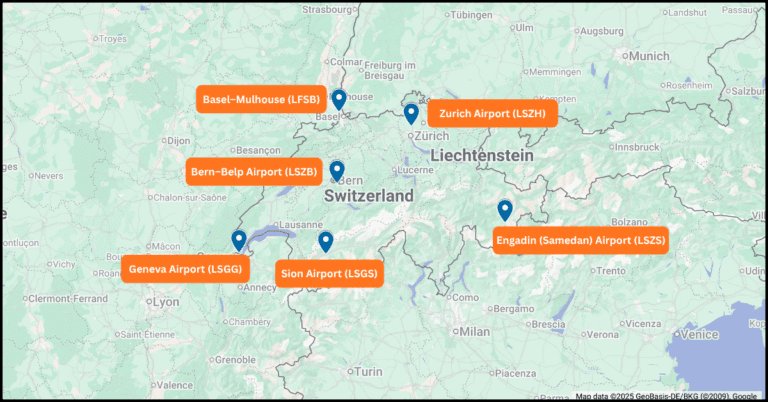 The Swiss Winter: Choosing Between Six Airports