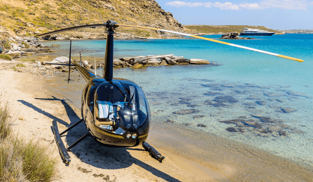 Helicopter or turboprop? How to travel between Mykonos and other Greek islands
