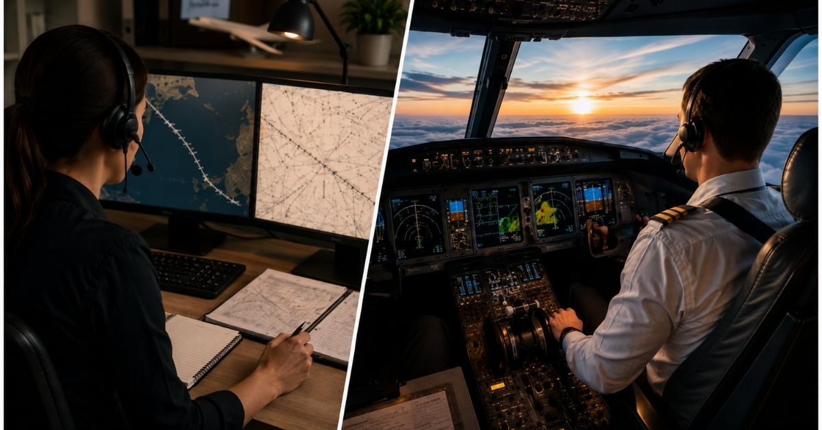 A flight plan is a conversation: What the dispatcher sees vs. what the captain sees