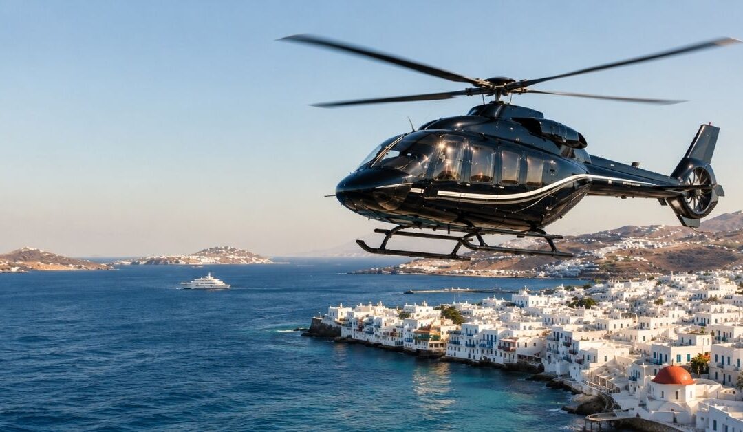 Helicopter charter in Mykonos: Why the last mile matters as much as the flight