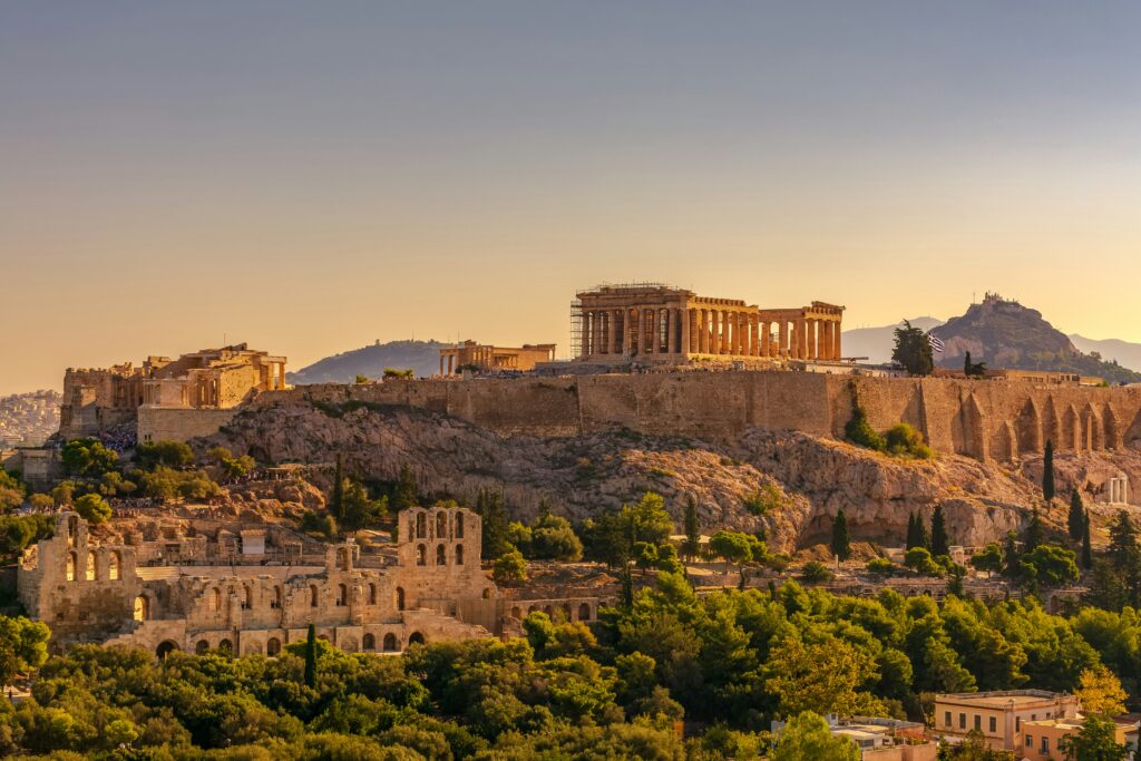 Athens private jet routes